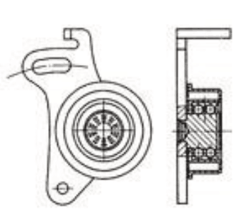 Động cơ ô tô Tensioner / idler Bearing and Unit