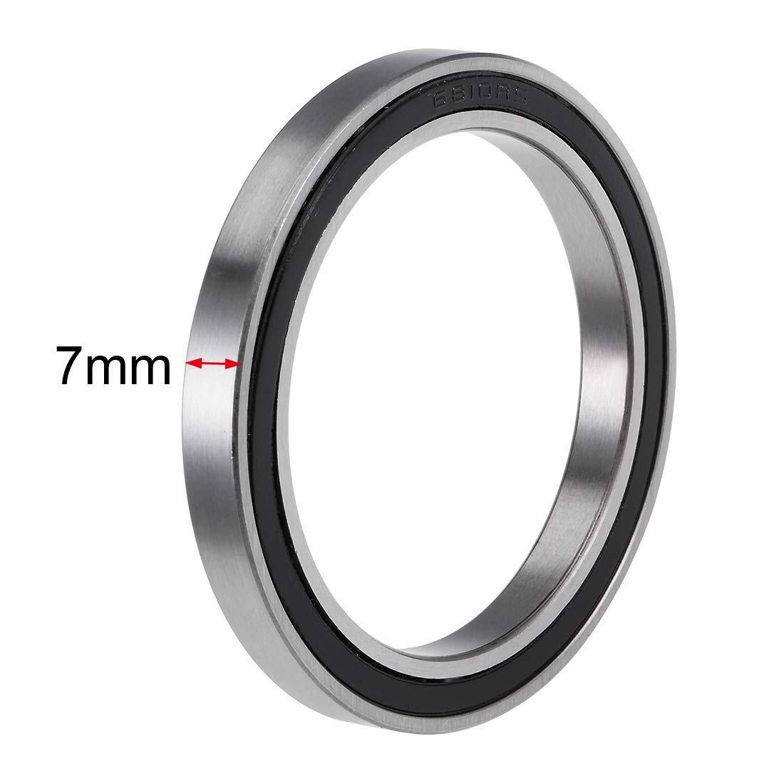 6810-2RS Deep Groove Ball Bearings 50mm Inner Dia 65mm OD 7mm Bore Double Sealed Chrome Steel  6810z